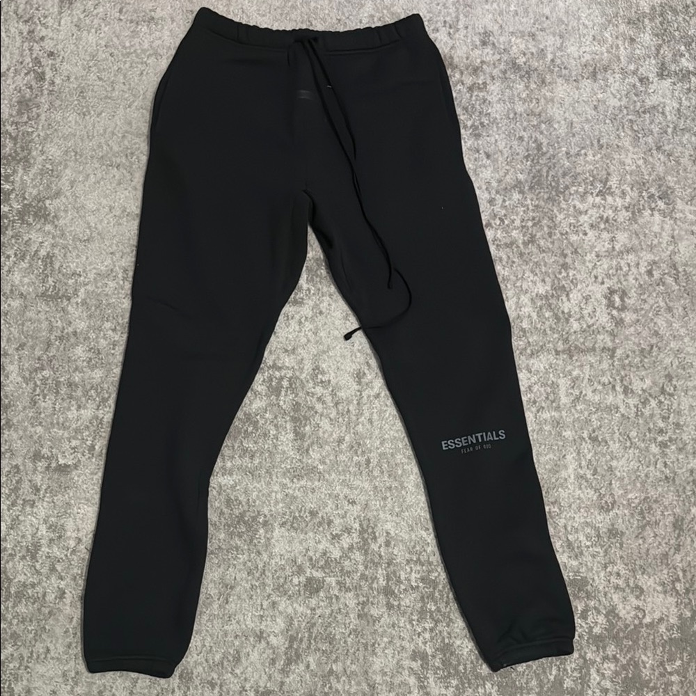 Essentials Black Joggers